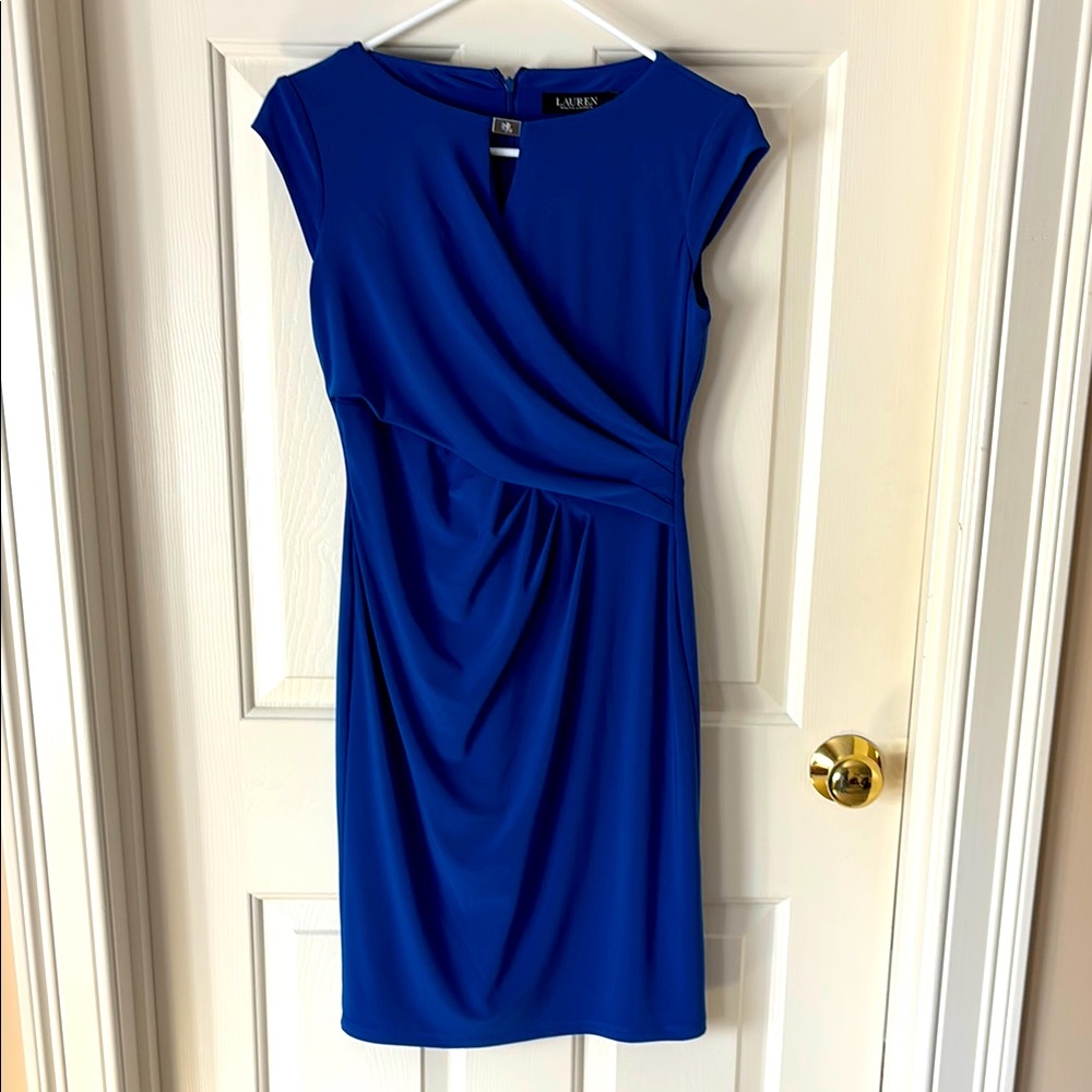 Elegant Blue Women's Dress